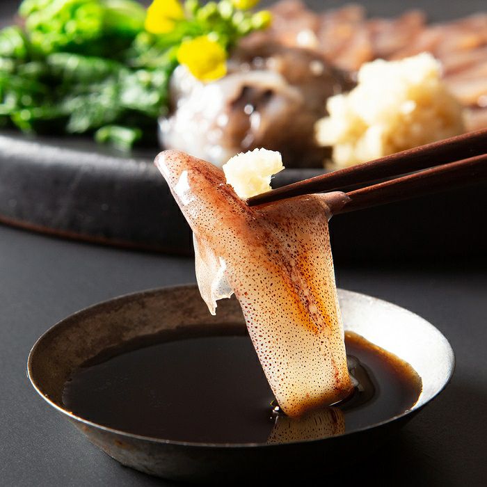 ホタルイカ皿盛り刺身